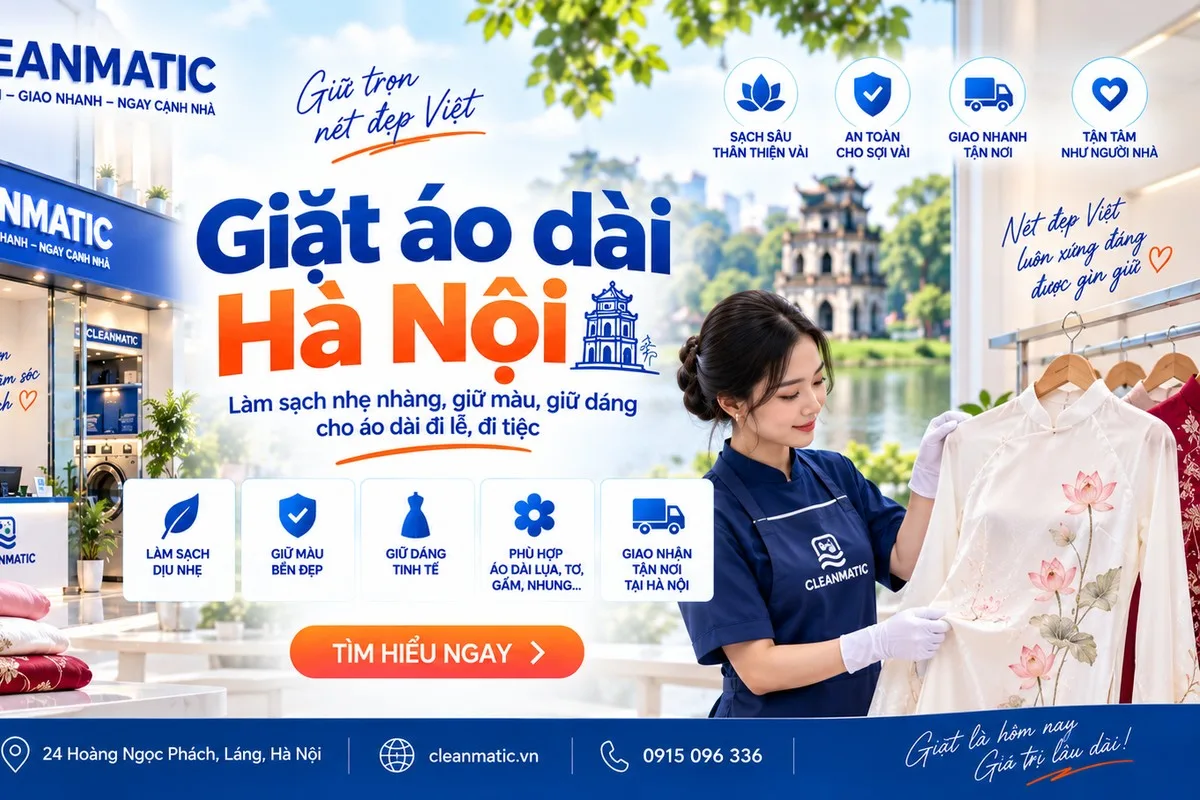 chăm sóc áo dài Hà Nội theo chất liệu