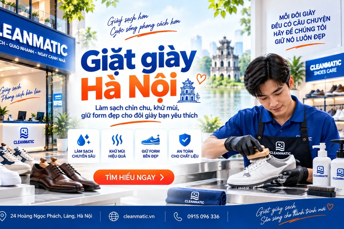 chăm sóc và giặt giày Hà Nội theo từng vật liệu