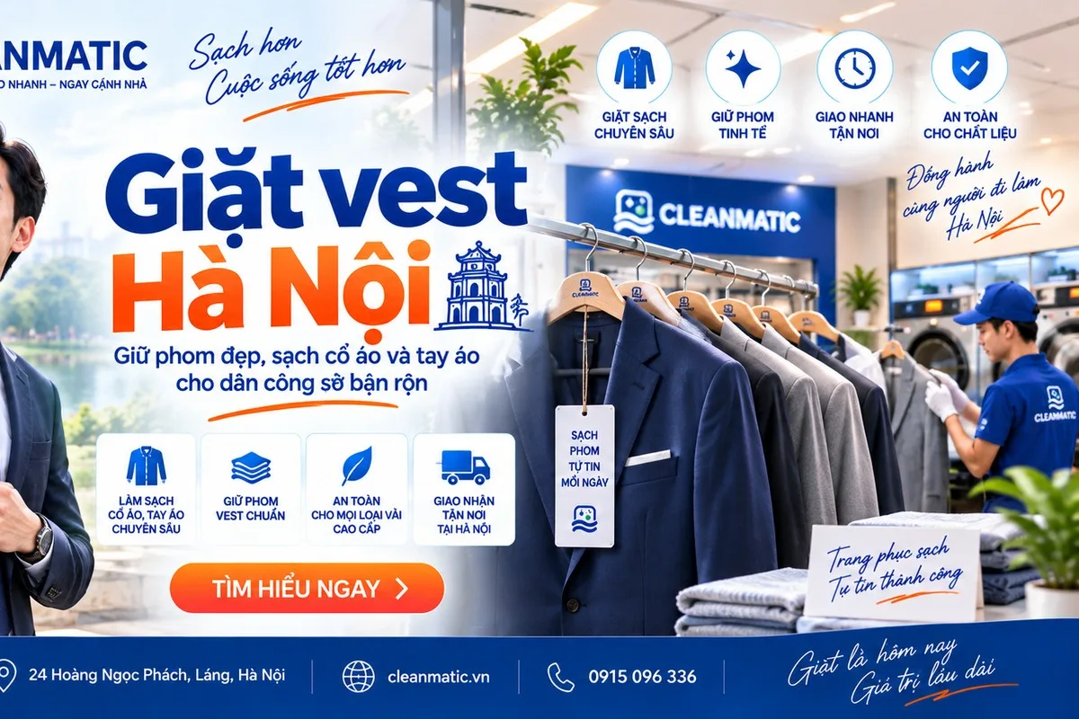 chăm sóc vest Hà Nội theo chất liệu và phom
